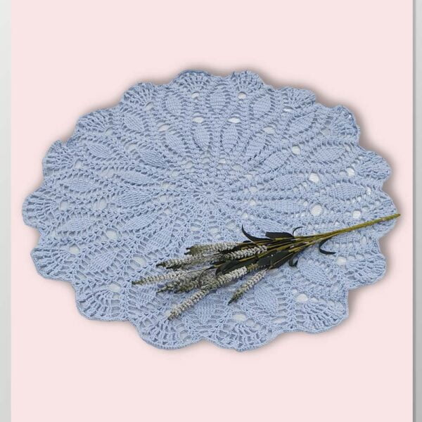 KTB-001 - Khăn trải bàn móc thủ công đường kính 50cm